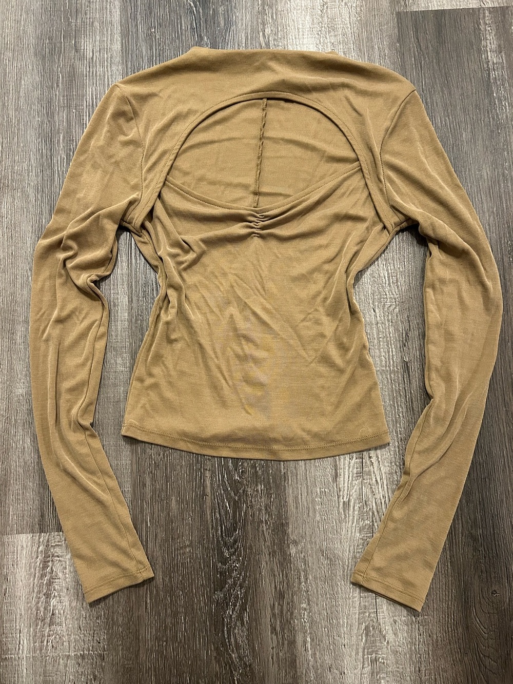 intimately free people peekaboo ribbed blouse